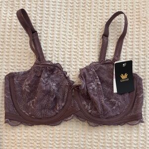 Wacoal Lace Underwire Bra - Mauve